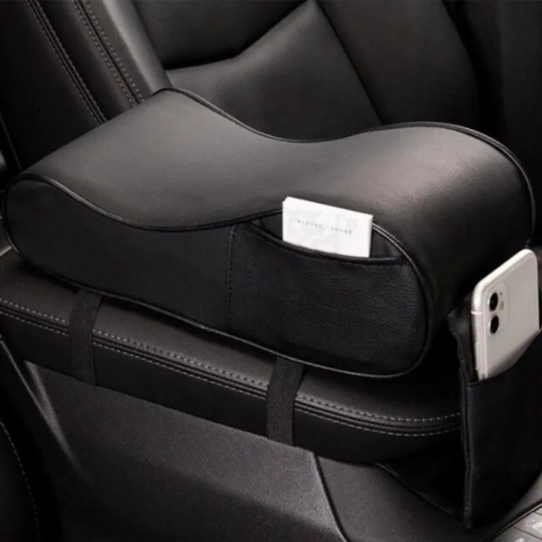 Car Memory Foam Armrest Mat Cushion Cover Pad