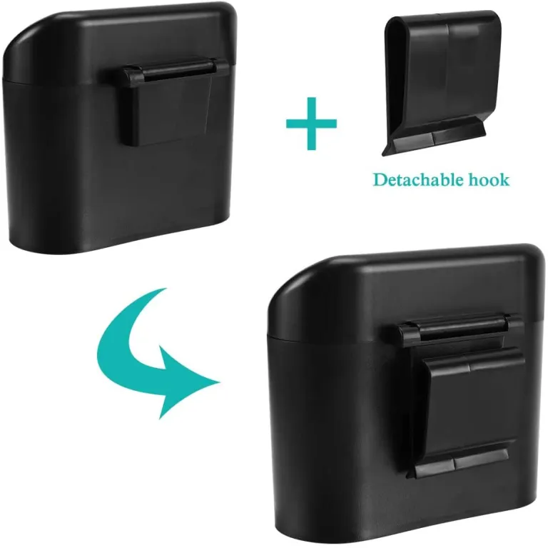 Car Mini Dustbin With Lid, Garbage Organizer