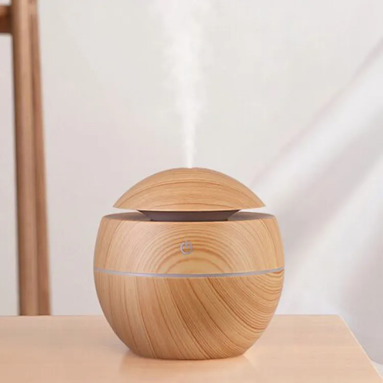 Mini Homewood Air Humidifier Electric Air Aroma Diffuser Purifier USB Ultrasonic Cool Mist Sprayer Essential Oil Fragrance