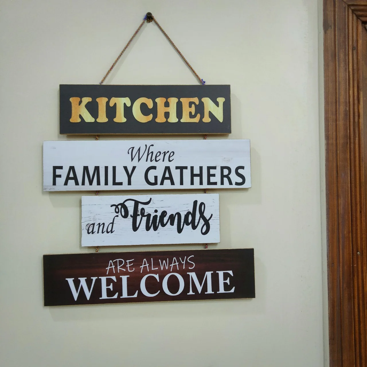 Kitchen 4 Step Wall Decoration Hanging