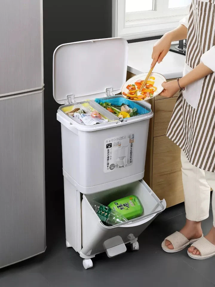 Kitchen Big Trash Trolley