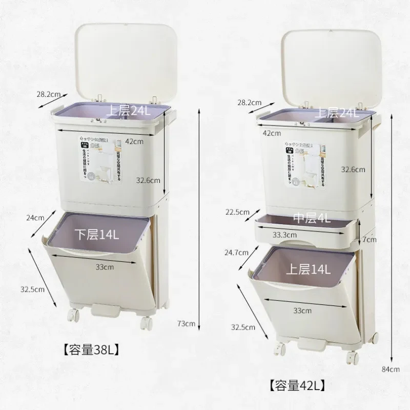 Kitchen Big Trash Trolley