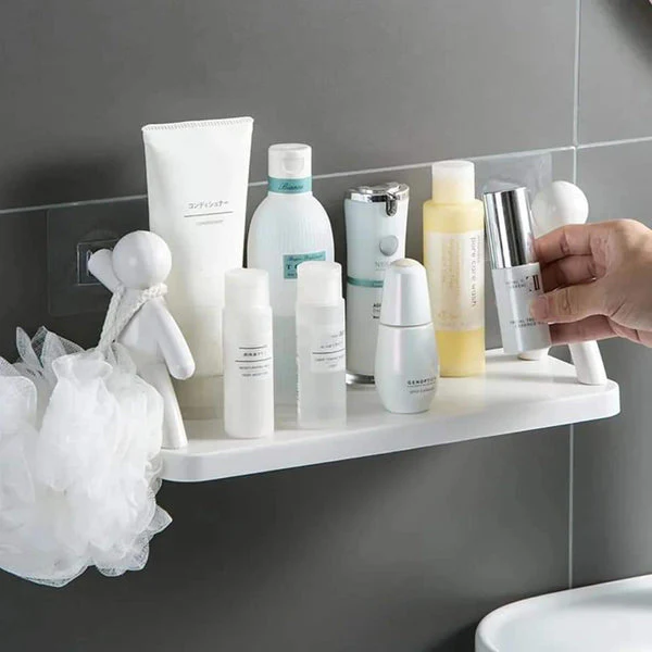 Wall Mounted Man Holding Multipurpose Organizer