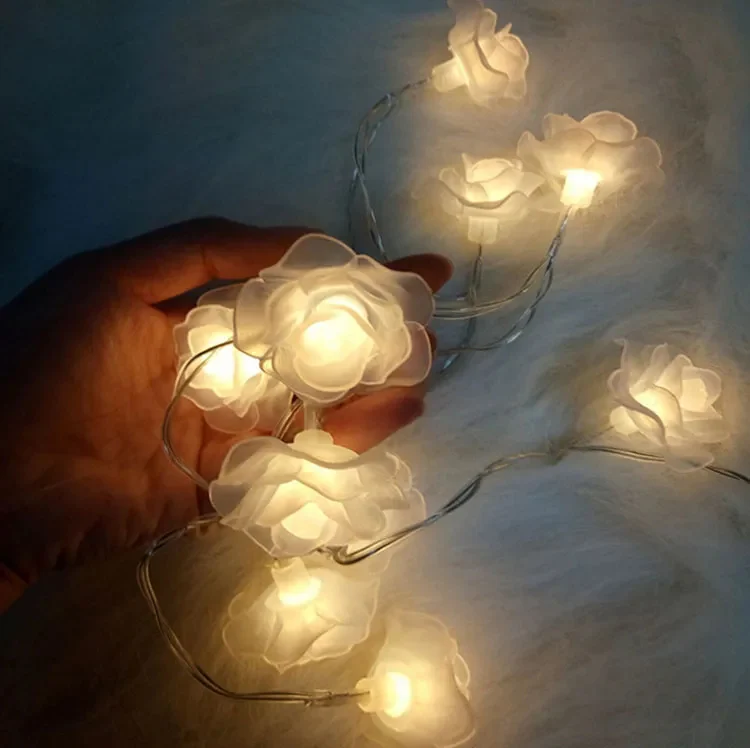 Silicon Rose Led String Light