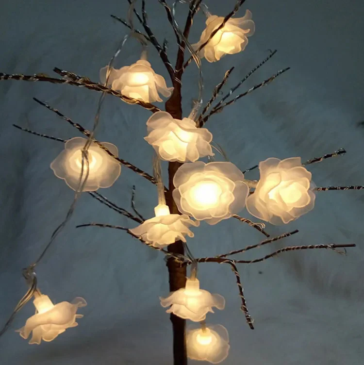 Silicon Rose Led String Light