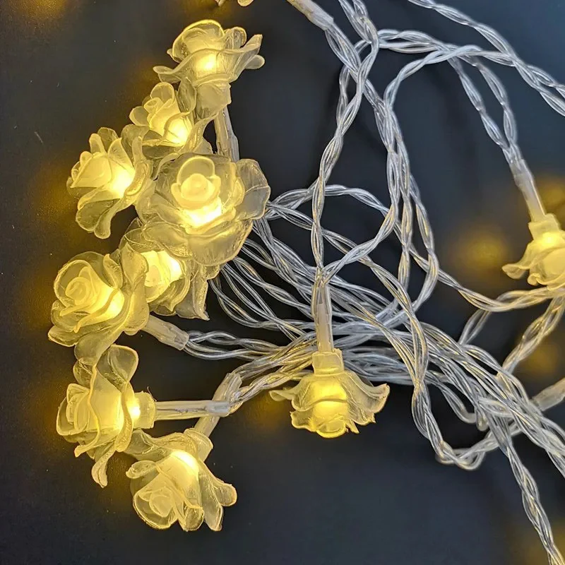 Silicon Rose Led String Light