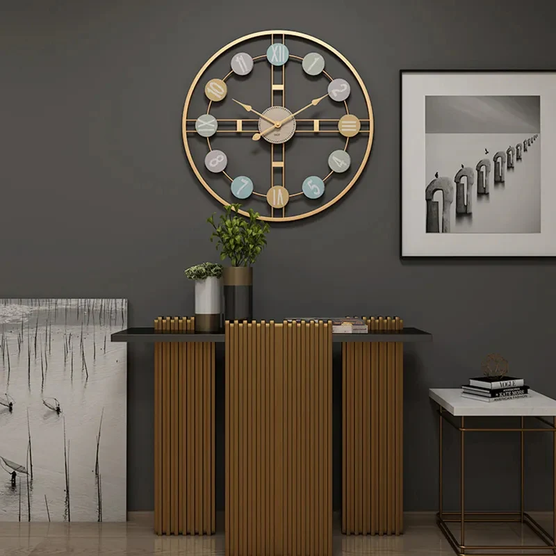 Imported Metallic Colorful Digit Clock