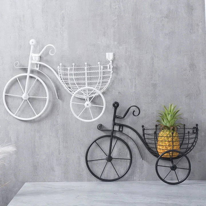 Wall Mounted Flower Basket Cycle