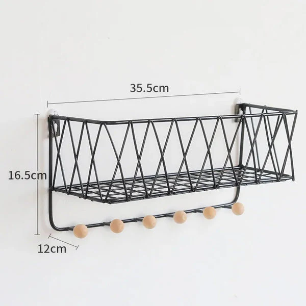 Two In One Metallic Organizer And Key Chain Holder