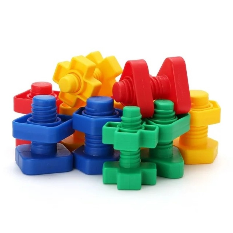 High Quality Screw Nut and Bolt Building Blocks – 26 Pieces
