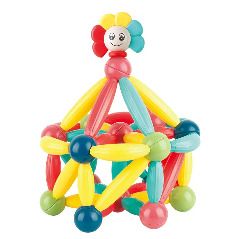 52 PCS Variety Three-dimensional Magnetic Building Blocks
