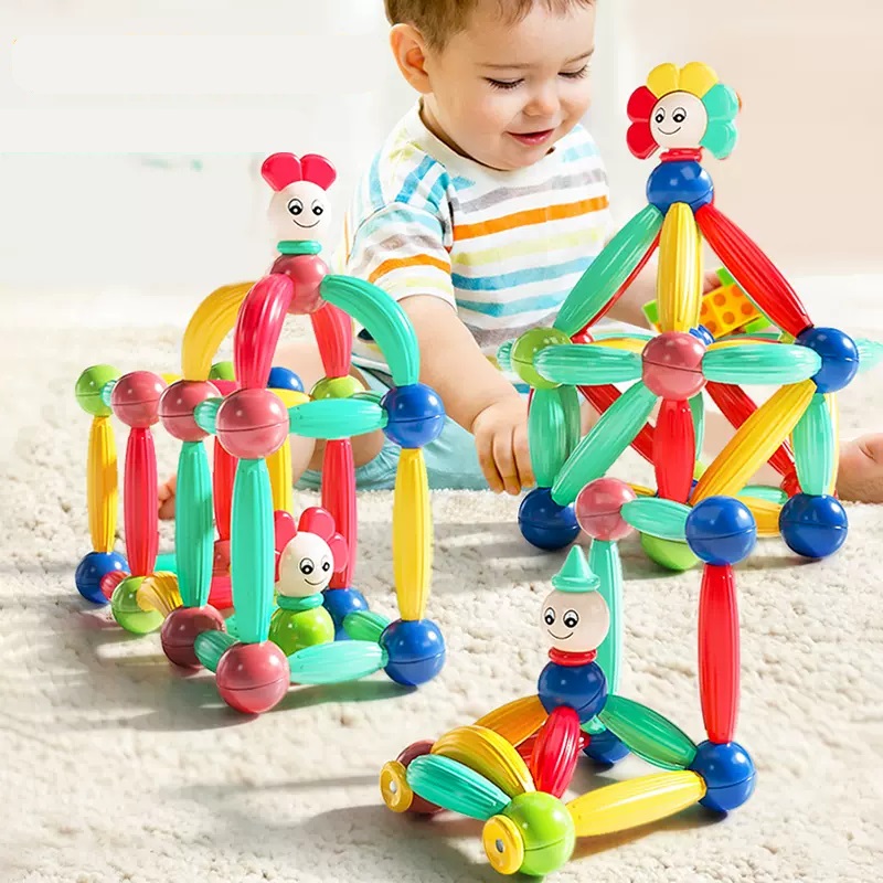 52 PCS Variety Three-dimensional Magnetic Building Blocks