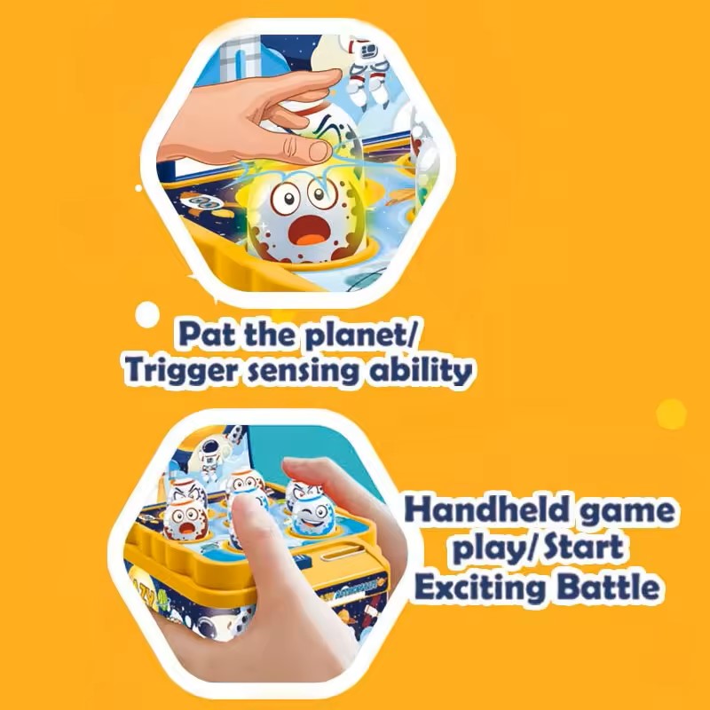 Buy Crazy Astronaut Mole Attack Game With Light and Sound Toy For Kids
