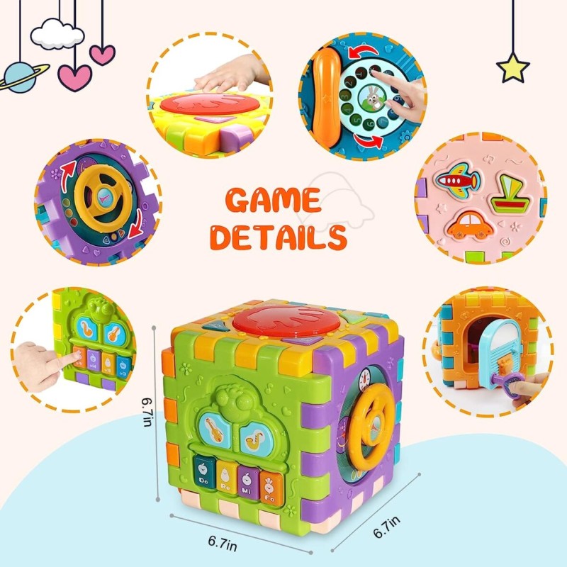 Huanger Baby Activity Cube-HE0530