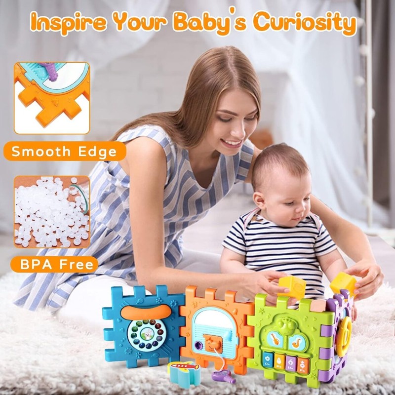Huanger Baby Activity Cube-HE0530