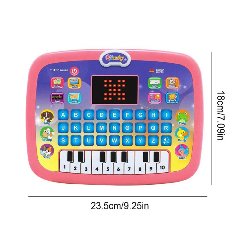 Educational Computer Learning Tablet With LED Screen