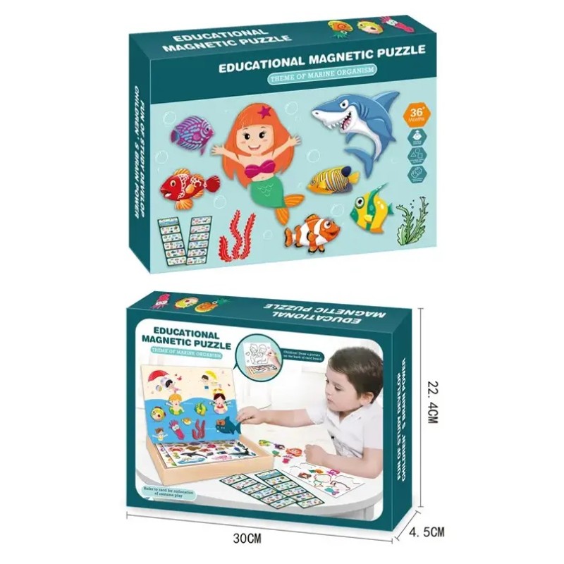 Educational Magnetic Puzzle For Kids