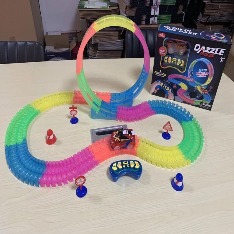 Glow In Dark Flexible Track Set