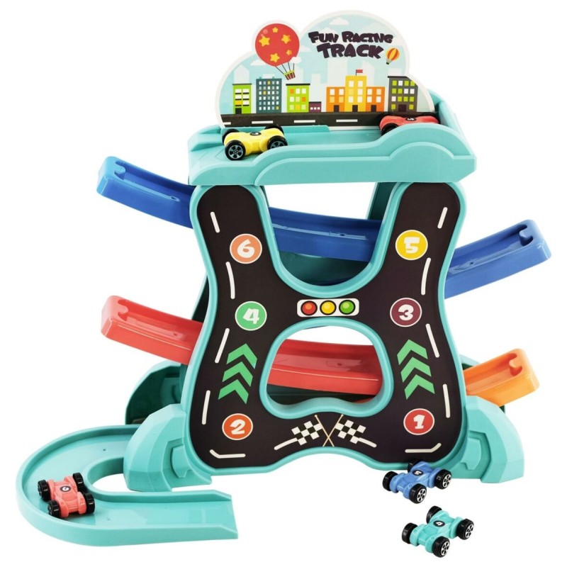 Fun Racing Car Track – 4 Steps & 6 Cars