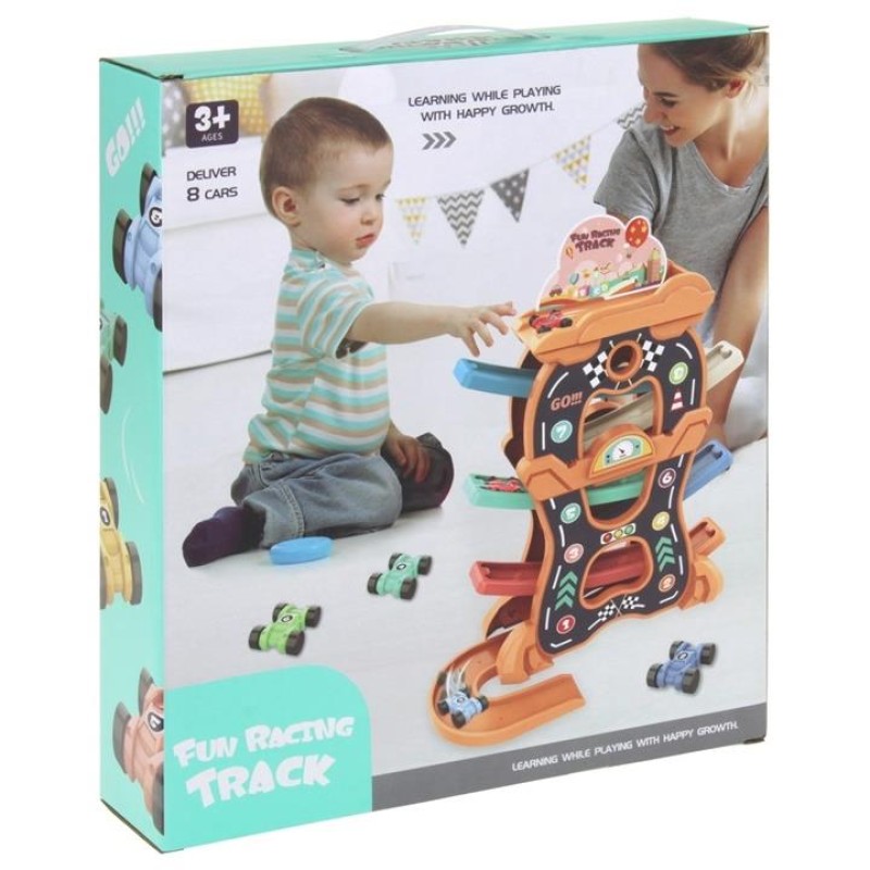 Fun Racing Car Track – 4 Steps & 6 Cars