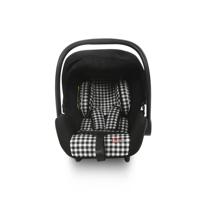 Tinnies Baby Carry Cot (Black Check) – T008-017