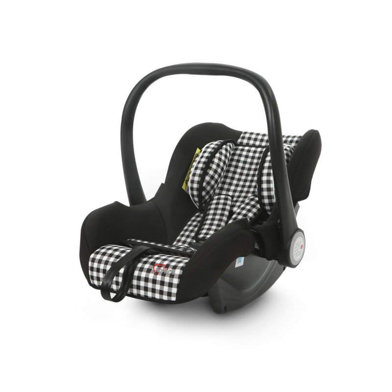 Tinnies Baby Carry Cot (Black Check) – T008-017