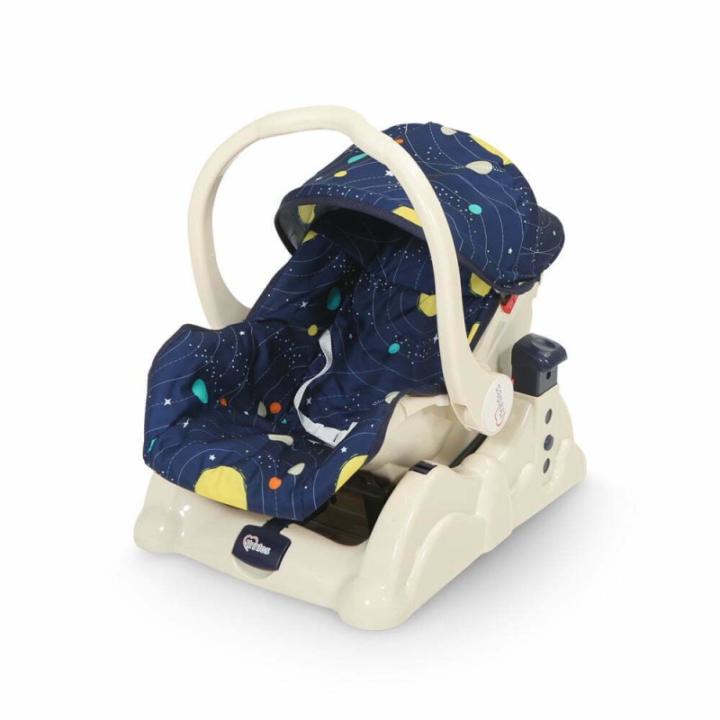Tinnies Baby Carry Cot W/Rocking (Blue Striper) – T003-064
