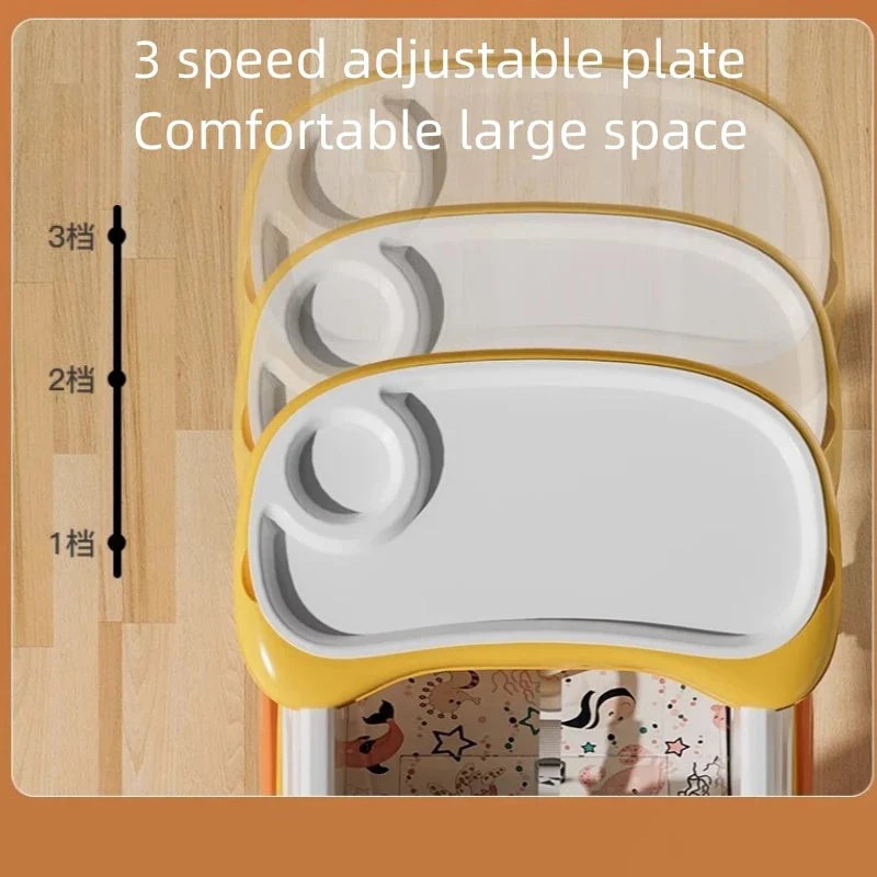 Infantes Baby Detachable Combined Growth Dining Chair – Peach