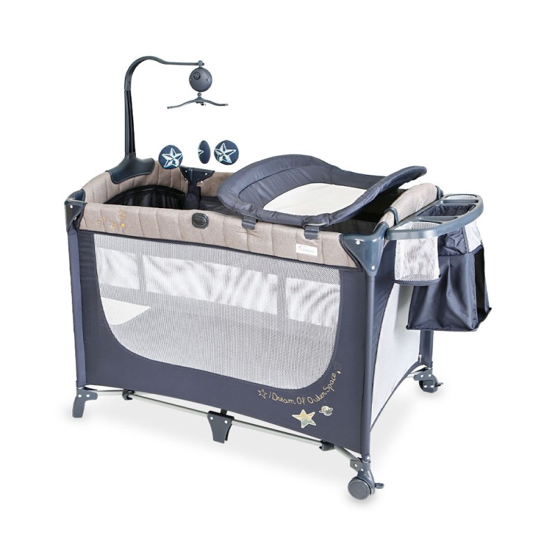 Tinnies Drop Side Play Pen – Blue – T302 – 012