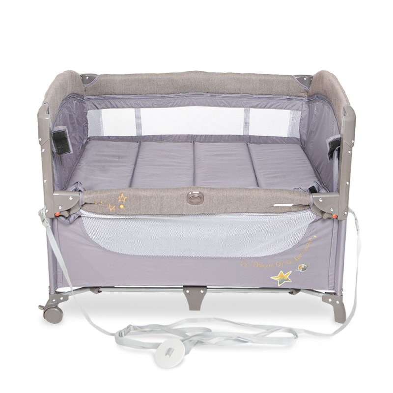 Tinnies Drop Side Play Pen – Grey – T302 – 022