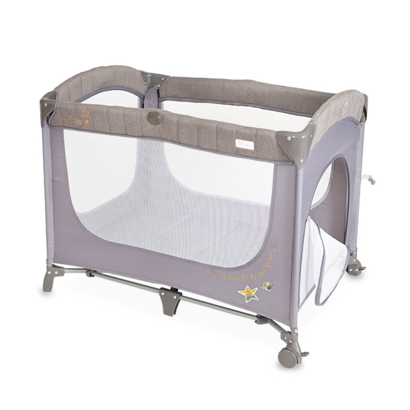Tinnies Drop Side Play Pen – Grey – T302 – 022