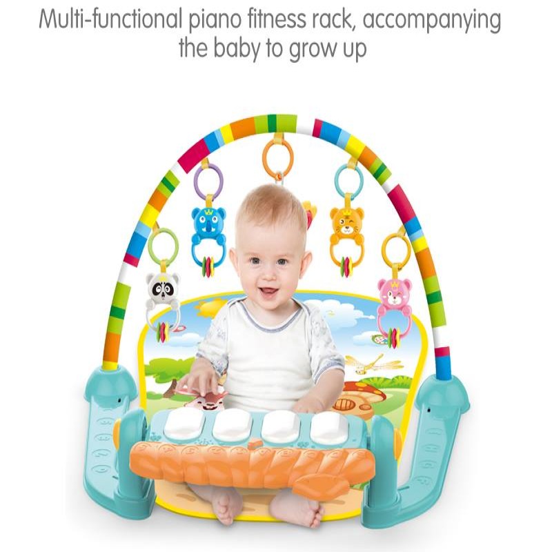 Huanger Foldable Musical Piano Baby Gym Play Mat
