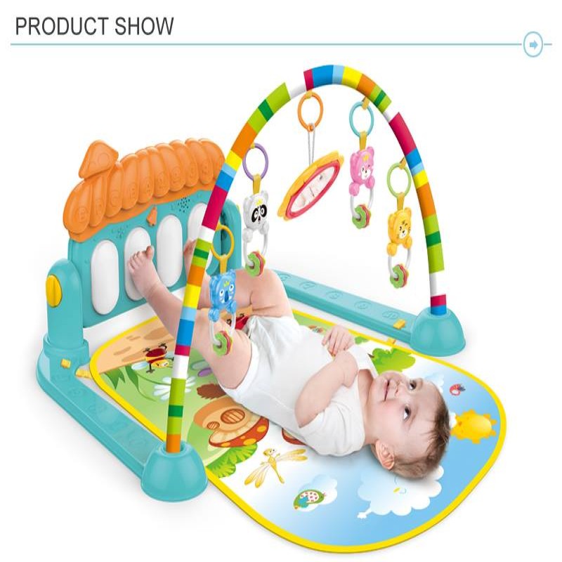 Huanger Foldable Musical Piano Baby Gym Play Mat