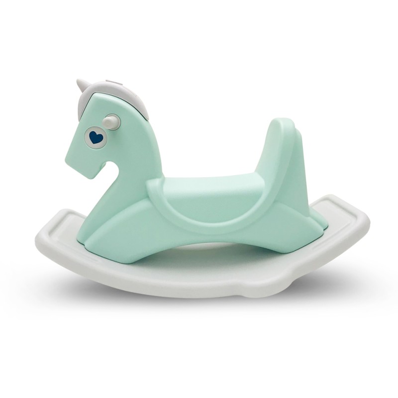 Tinnies Rocking Horse & Push Car (Aqua) – T1001