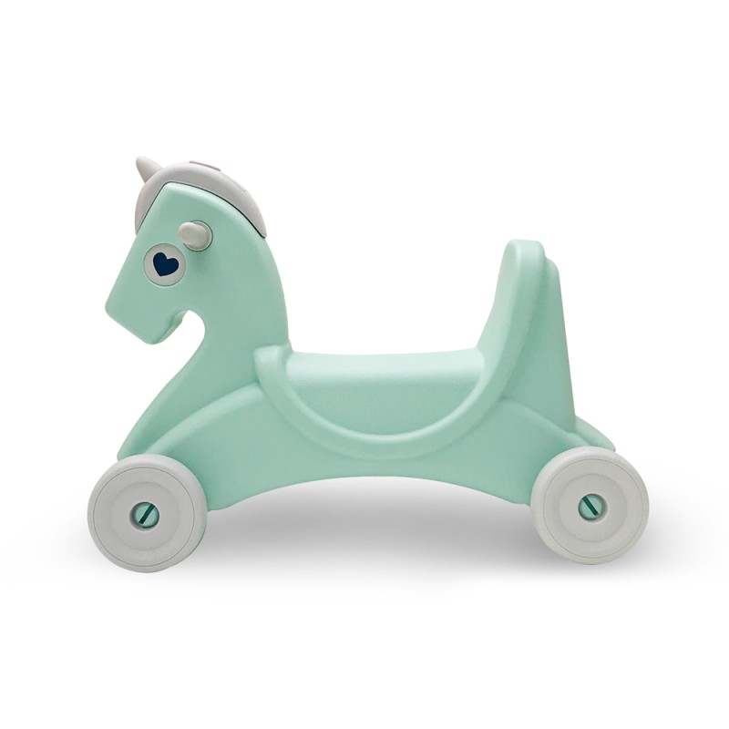 Tinnies Rocking Horse & Push Car (Aqua) – T1001