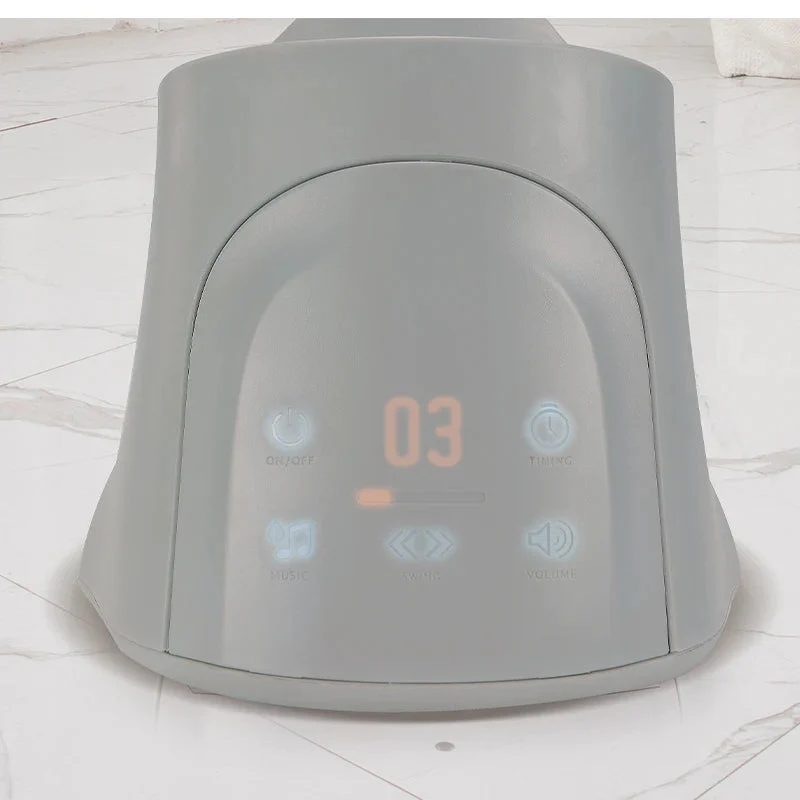 Mastela 4in1 Round Shaped Electronic Baby Swing – Grey – 8112