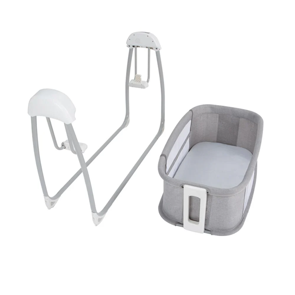 Mastela 4in1 Baby Swing Bassinet Electronic – Dark Grey – 8901