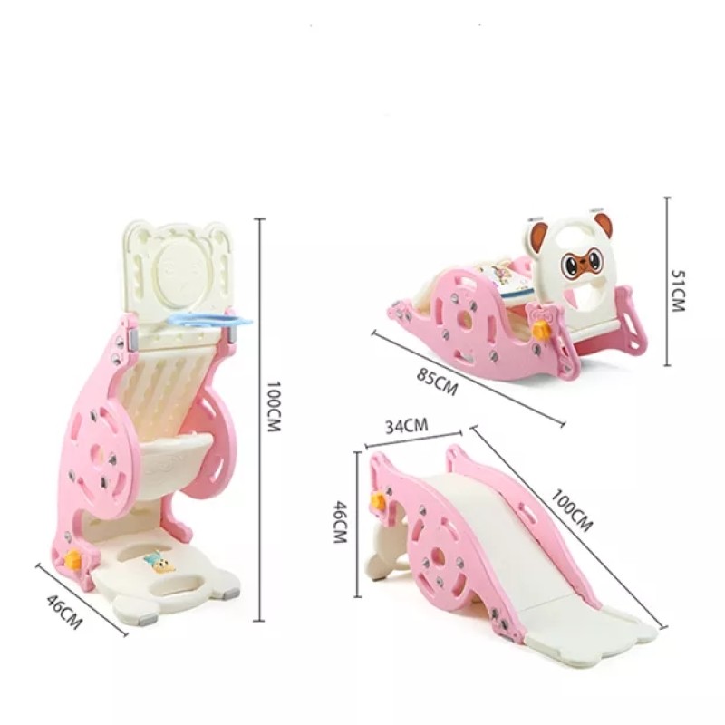2 In 1 Children Baby Rocking Horse Climbing Slide