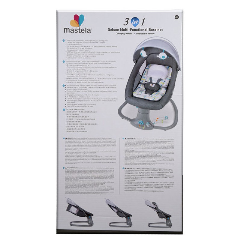 Mastela – Baby Swing 3 In 1 Deluxe Multi-Functional Unisex Color – 8105