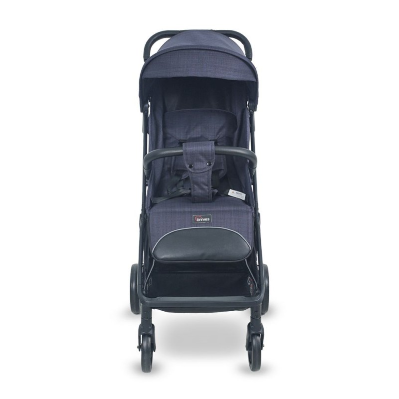 Tinnies Stroller Auto Folding-Navy Blue-T105