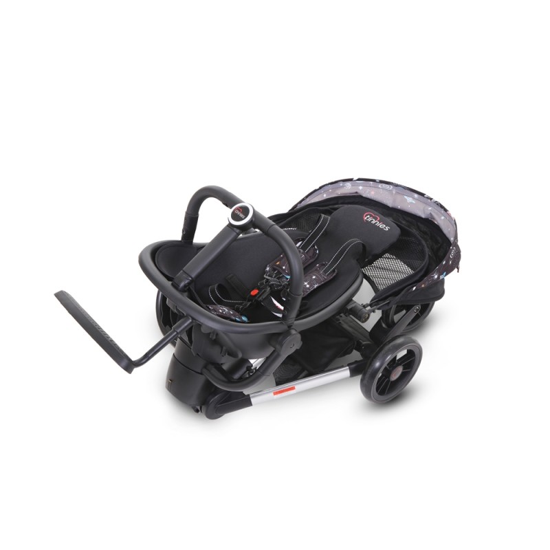 Tinnies Baby Stroller-Black-T104