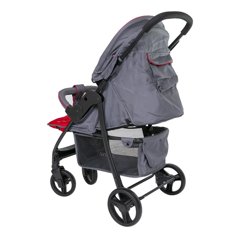 Tinnies Baby Stroller Diamond Pattern (Red) – E03-014