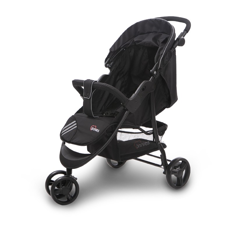 Buy Tinnies Baby Stroller 3 Wheeler (Black) – E02