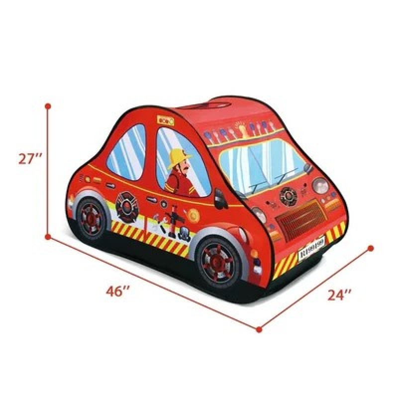 Infantes Tent House Car Style + Free 50 Balls red 