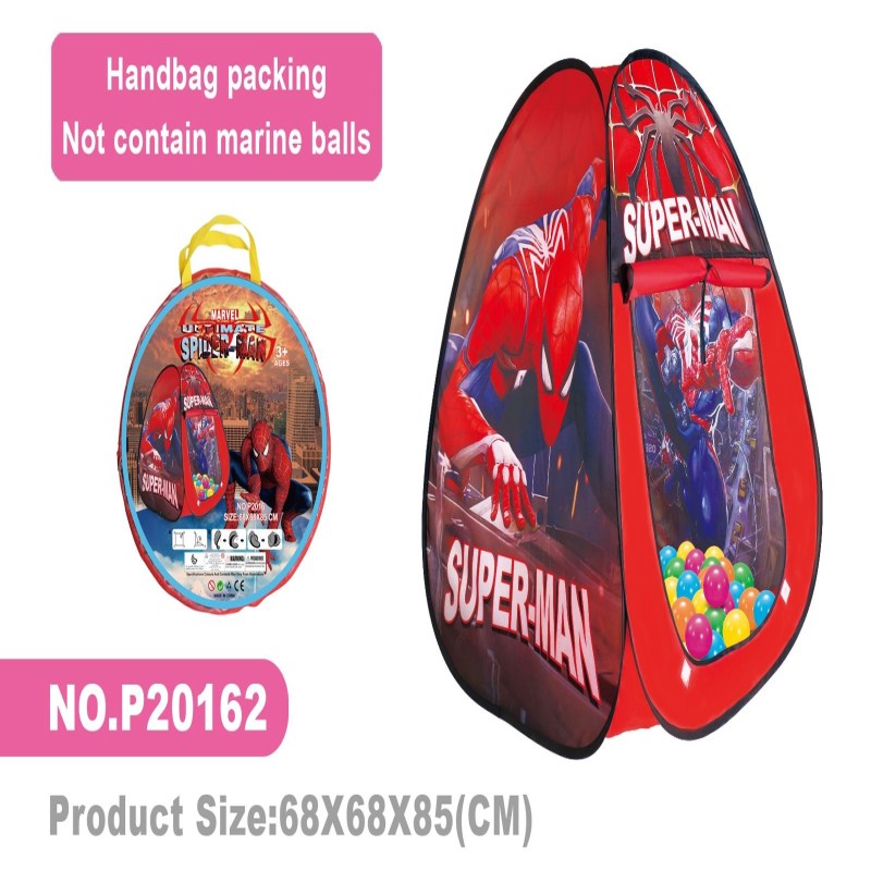 Kids Playing Tent – Spiderman + Free 50 Balls