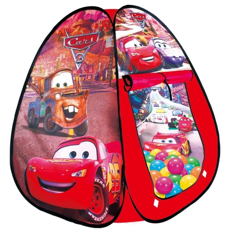 Kids Playing Tent – Pixar Cars + Free 50 Balls