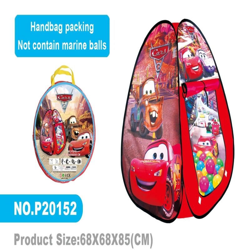 Kids Playing Tent – Pixar Cars + Free 50 Balls