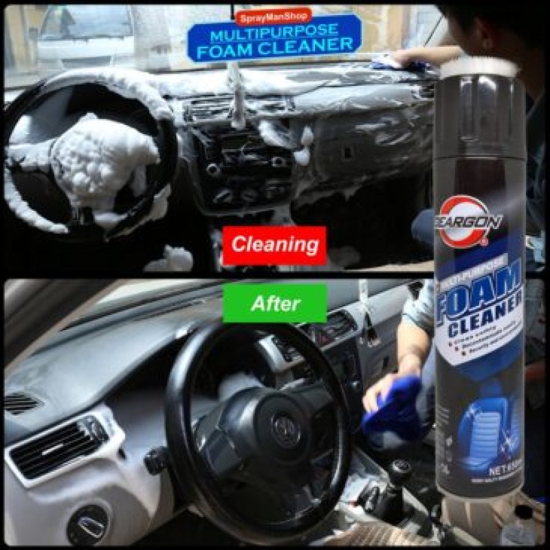 650ml Multi-Purpose Foam Cleaning Like Fabric, Carpet, Leather, Vinyl etc. Foam Cleaner