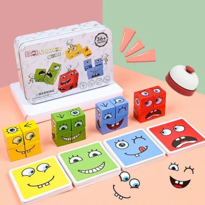New Fun Face Changing Rubiks Cube