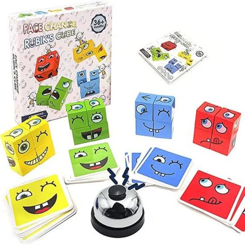 New Fun Face Changing Rubiks Cube